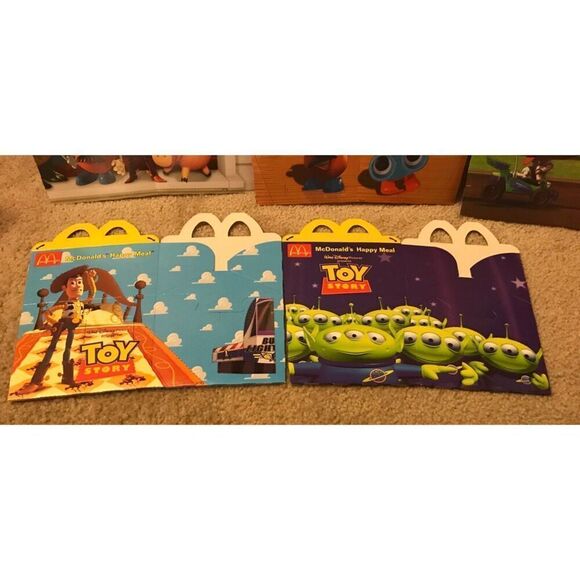 Disney's Toy Story UK McDonalds Set of 5 Happy Meal Boxes Unused, Mint - Picture 4 of 10